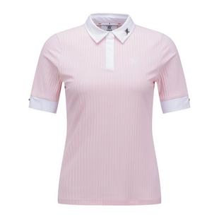 Women's Stripe Half Sleeve Polo ANEW