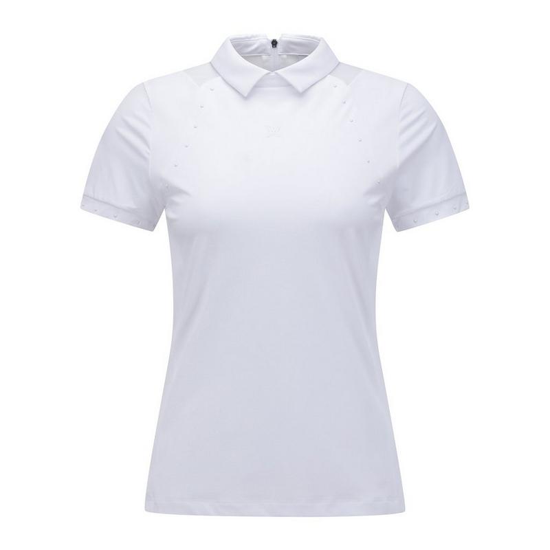 Women's Mesh Short Sleeve Polo