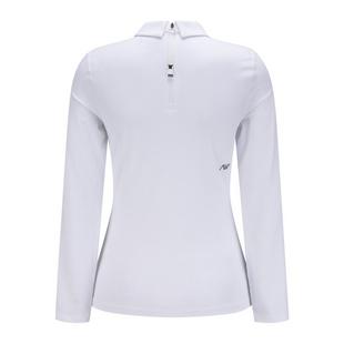 Women's Knitwear Hybrid Long Sleeve Polo ANEW