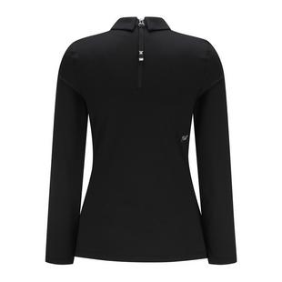 Women's Knitwear Hybrid Long Sleeve Polo ANEW