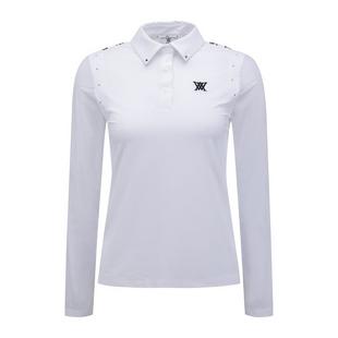 Women's Signature Big Logo Long Sleeve Polo ANEW