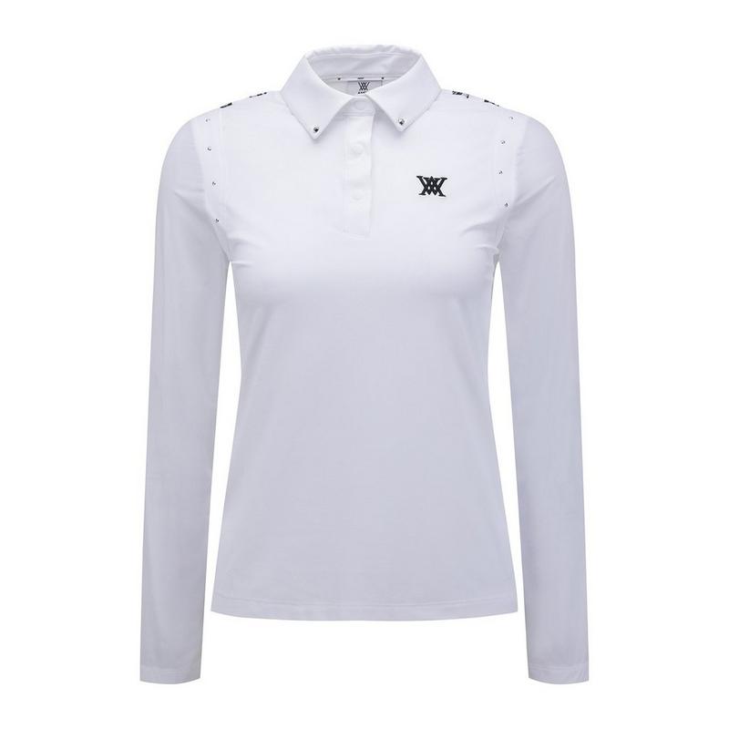 Women's Signature Big Logo Long Sleeve Polo