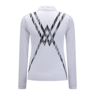 Women's Signature Big Logo Long Sleeve Polo ANEW