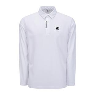 Men's Arm Stripe Long Sleeve Polo ANEW