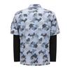 Men's Layered Camo Long Sleeve Polo