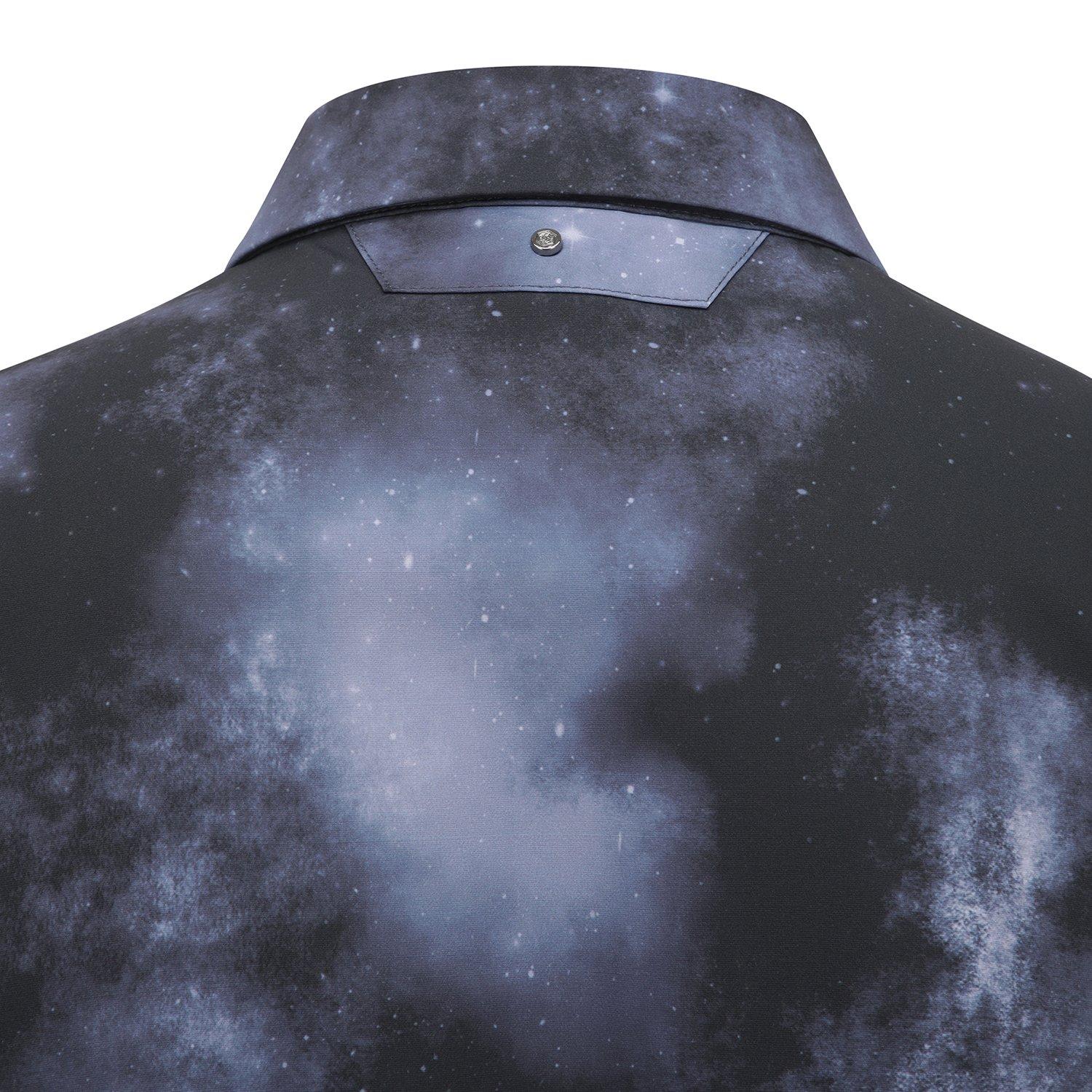 Men's Layered Camo Long Sleeve Polo