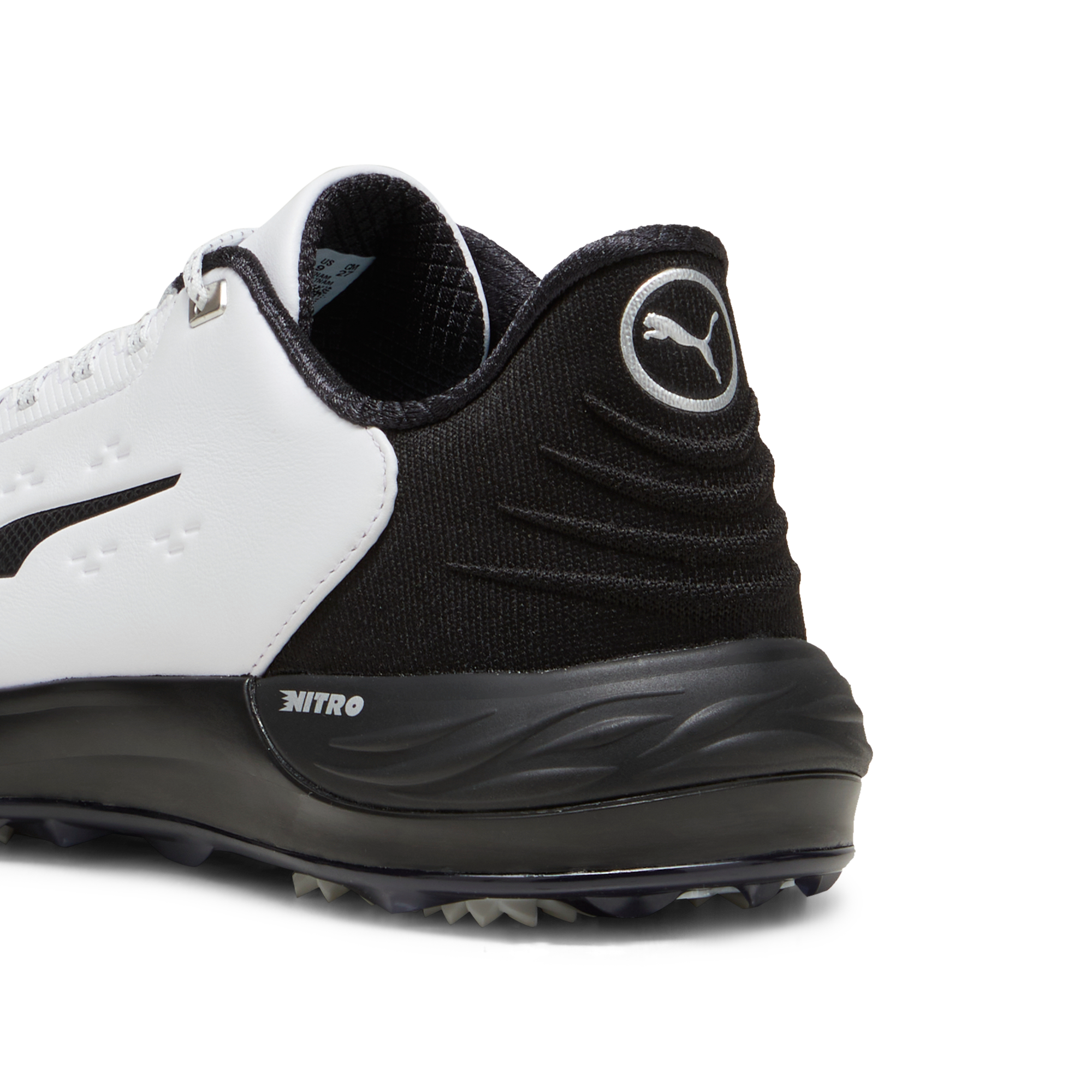Men's Phantomcat Nitro Spiked Golf Shoe - White/Black