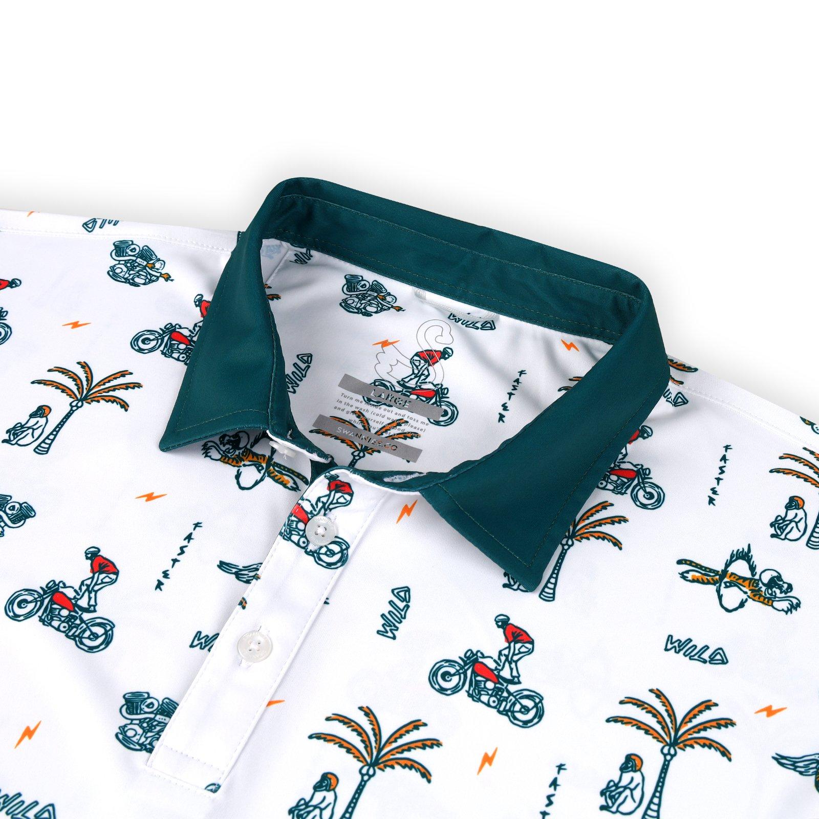 Men's Wild Short Sleeve Polo