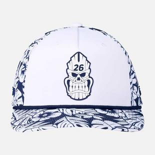 Men's Darkness Tiki Skull 5 Panel Curved Bill Cap PXG