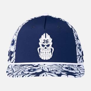 Men's Darkness Tiki Skull 5 Panel Flat Bill Cap PXG