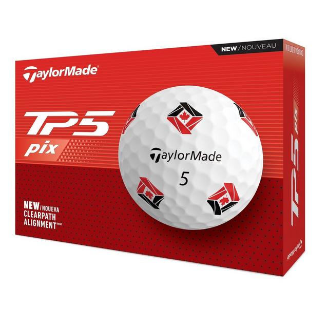 Balles TP5 en édition limitée - Canada Edition TAYLORMADE