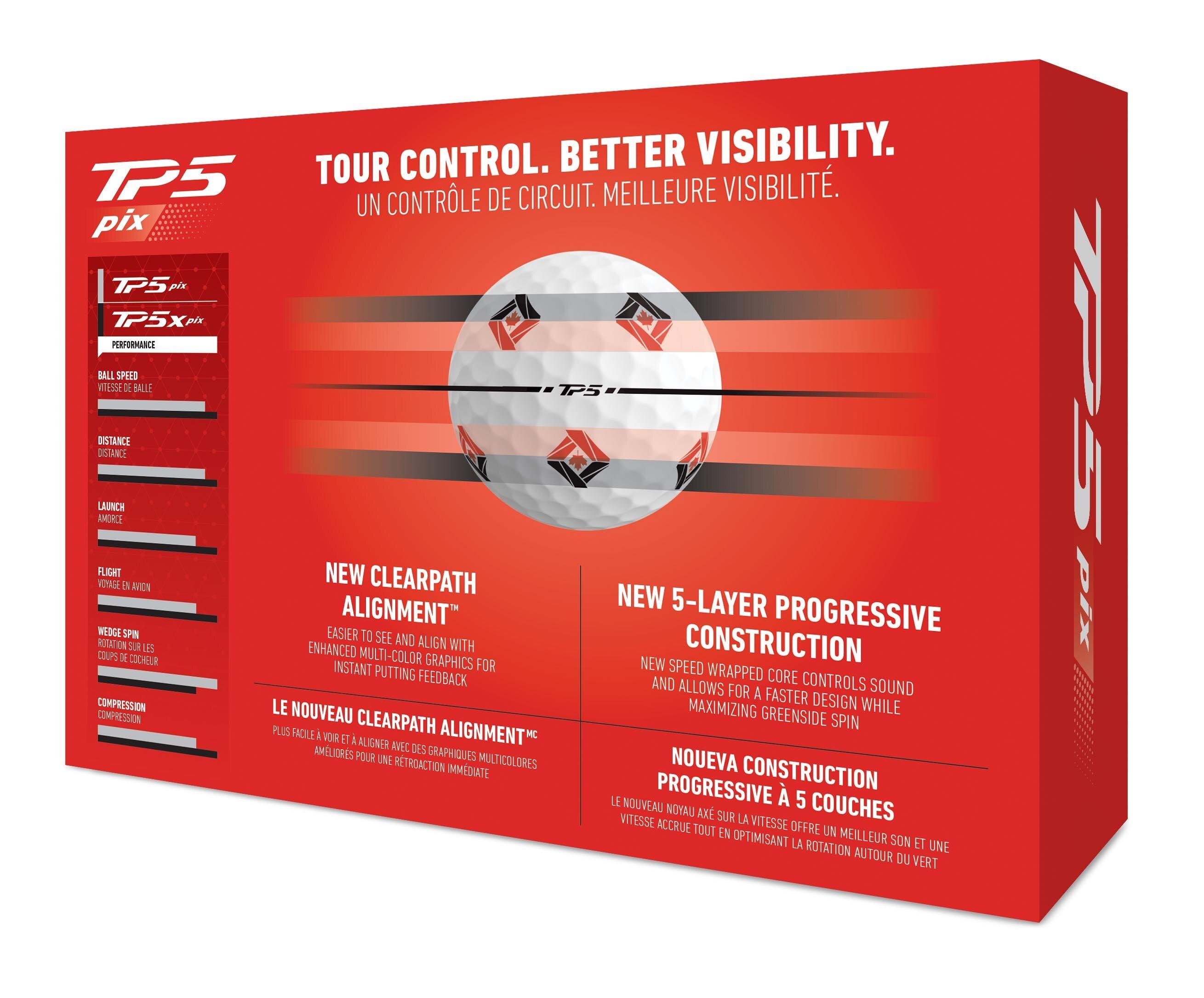 TP5 Pix Golf Balls - Canada Edition