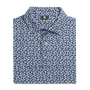 Polo &agrave; manches courtes Floral Sketch Print Lisle pour hommes