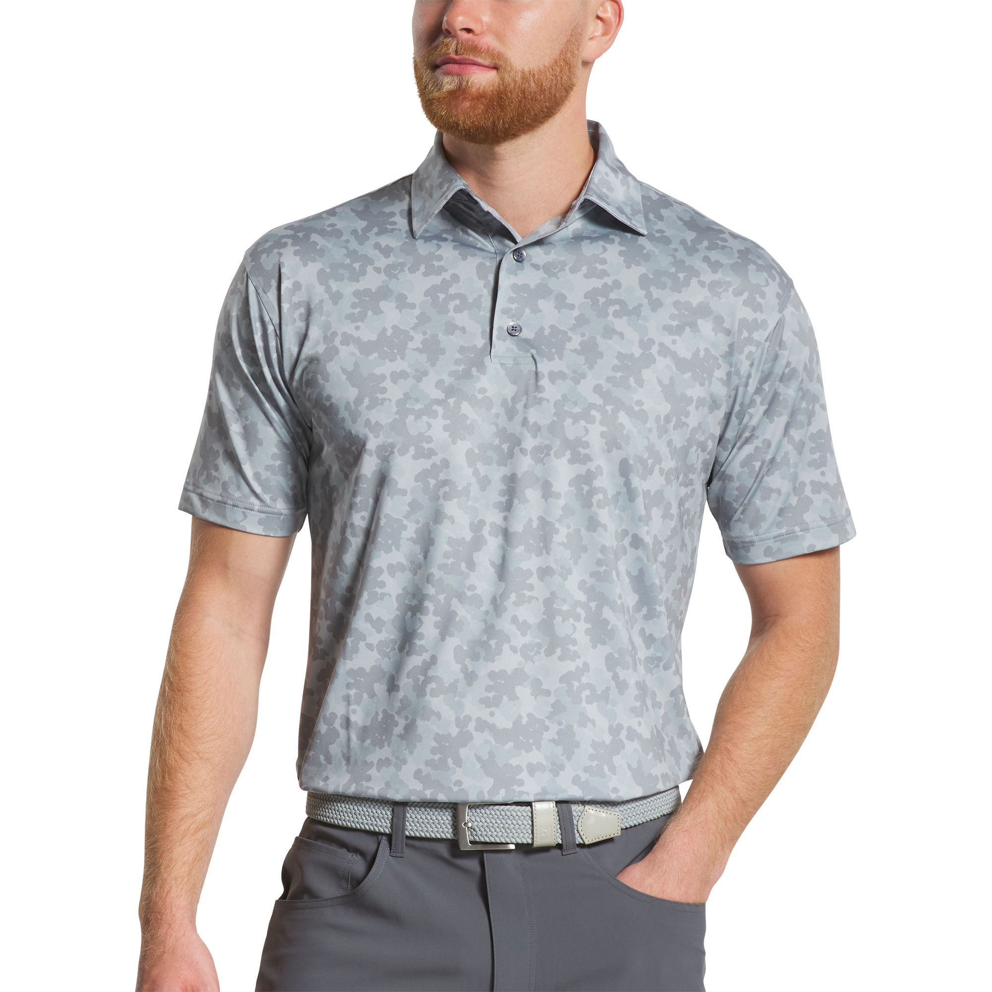 Men's Pop Camo Lisle Short Sleeve Polo