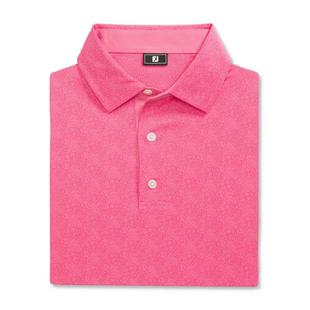 Men's Speckle Print Lisle Short Sleeve Polo
