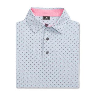 Men's Flower Bud Foulard Short Sleeve Polo FOOTJOY