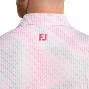 Polo &agrave; imprim&eacute; Figure Lisle pour hommes FOOTJOY