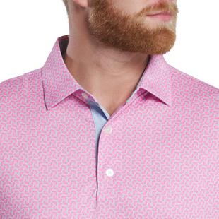 Polo &agrave; imprim&eacute; Citrus Lisle pour hommes FOOTJOY