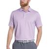Men's Floral Sketch Print Lisle Short Sleeve Polo