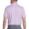 Men's Floral Sketch Print Lisle Short Sleeve Polo