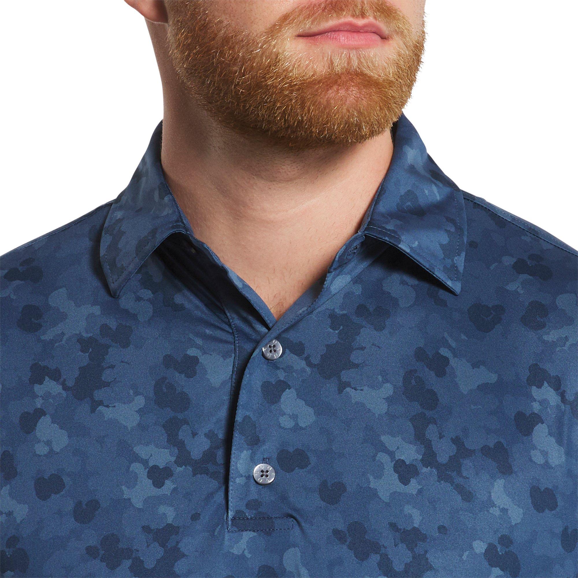 Men's Pop Camo Lisle Short Sleeve Polo