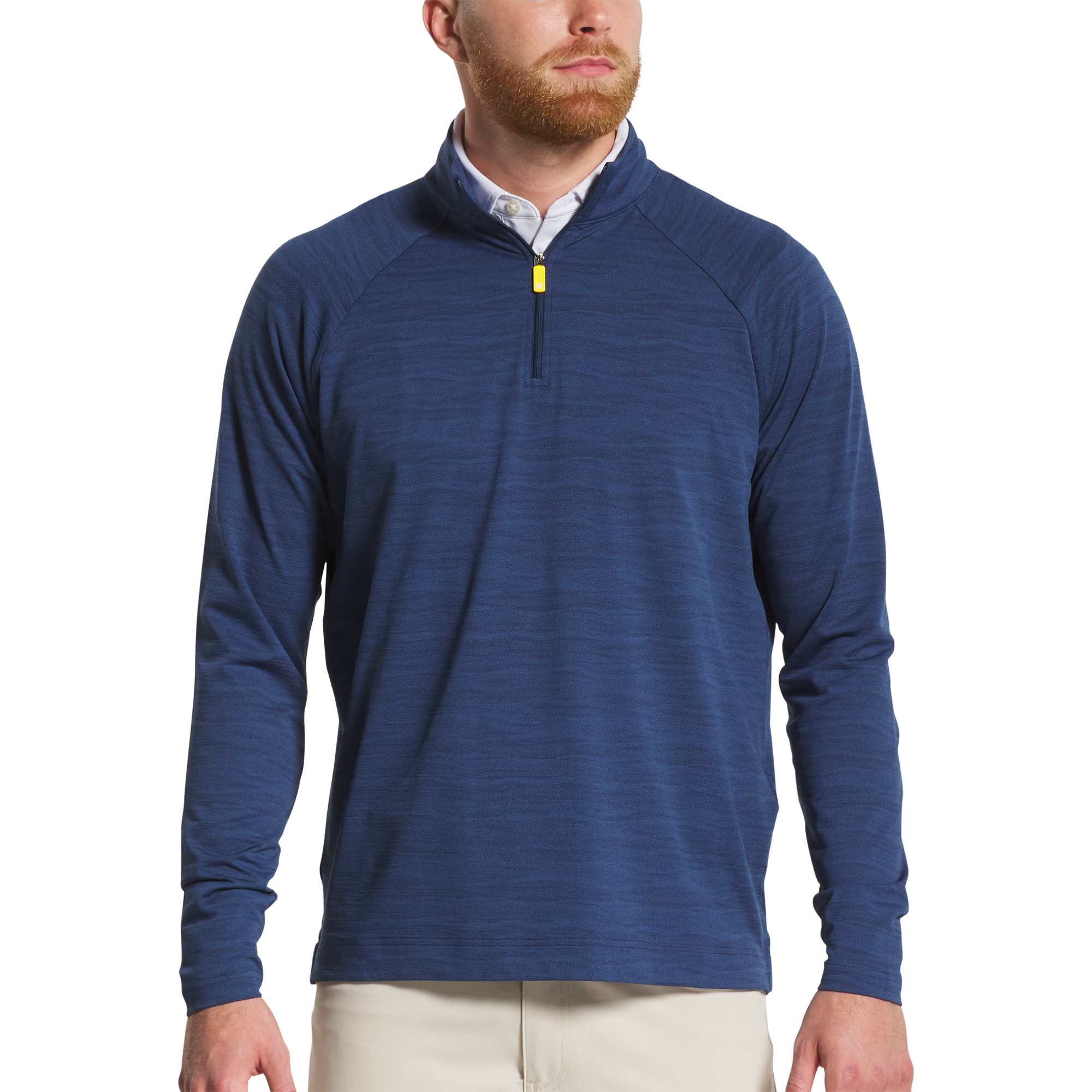 Men's Wave Jacquard Chill-Out 1/4 Zip Sweater