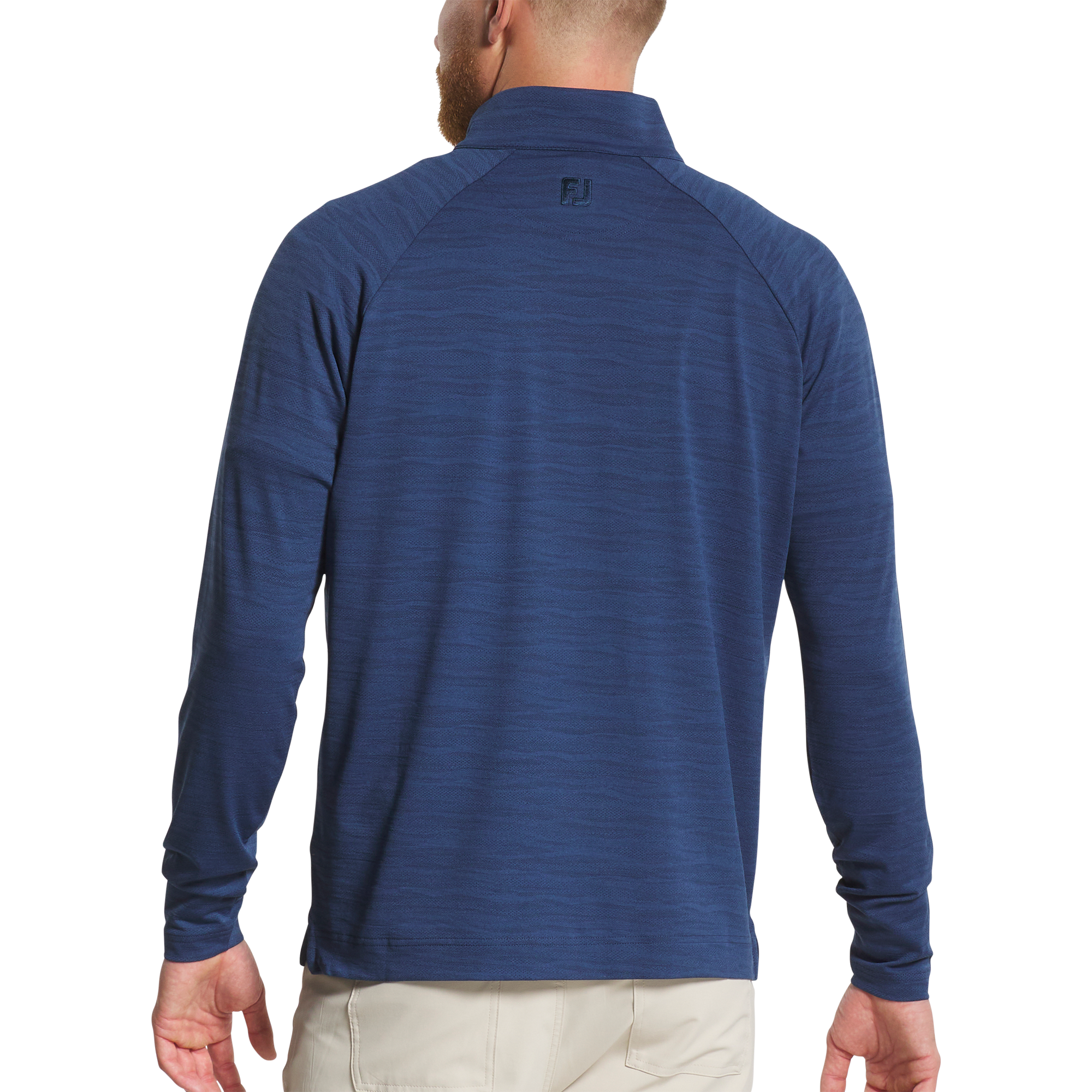 Men's Wave Jacquard Chill-Out 1/4 Zip Sweater