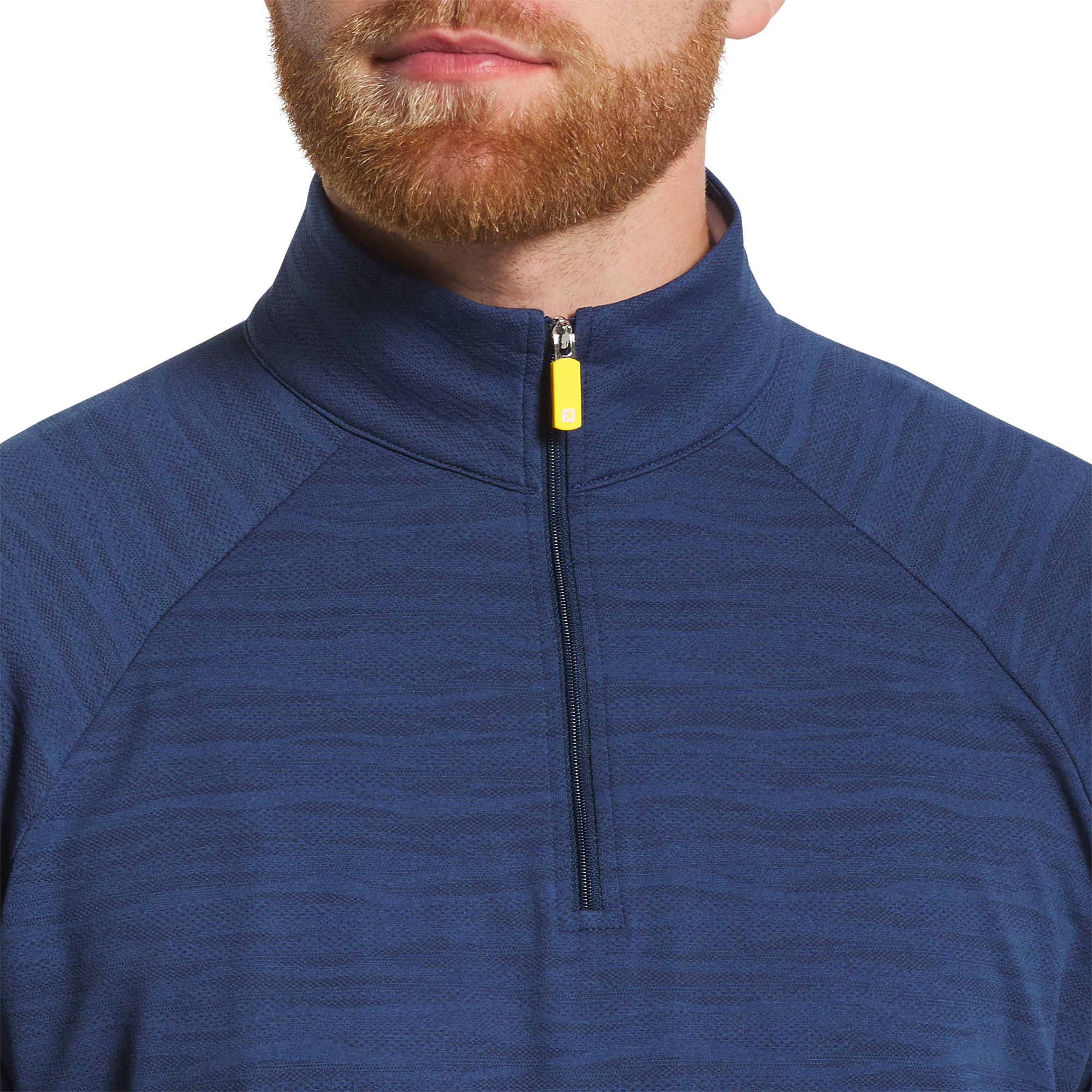 Men's Wave Jacquard Chill-Out 1/4 Zip Sweater