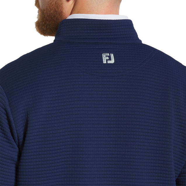 Men's Quilt Texture Chill-Out 1/4 Zip Sweater | FOOTJOY | Sweaters