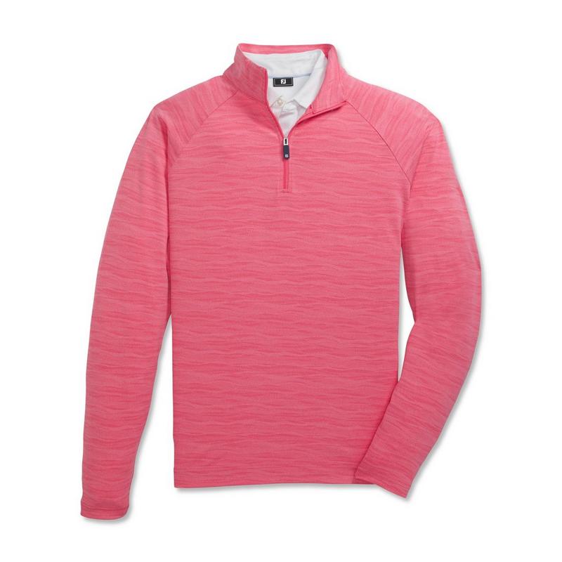 Men's Wave Jacquard Chill-Out 1/4 Zip Sweater