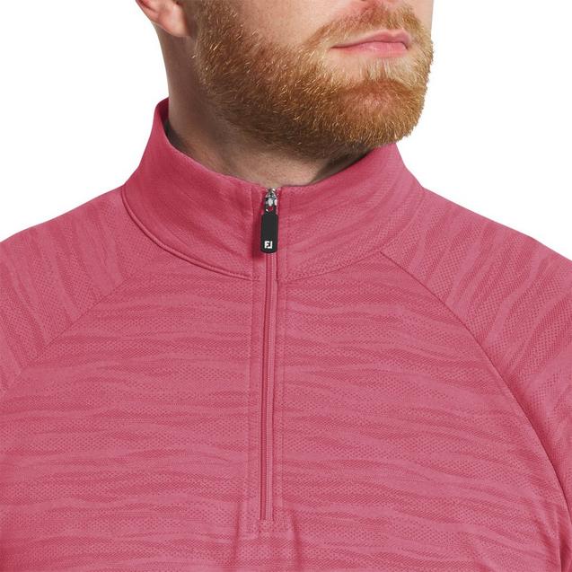 Men's Wave Jacquard Chill-Out 1/4 Zip Sweater | FOOTJOY | Sweaters