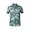 BLUE | Men's Button Up Technical Jersey Short Sleeve Polo