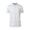 WHITE | Men's Button Up Technical Jersey Short Sleeve Polo