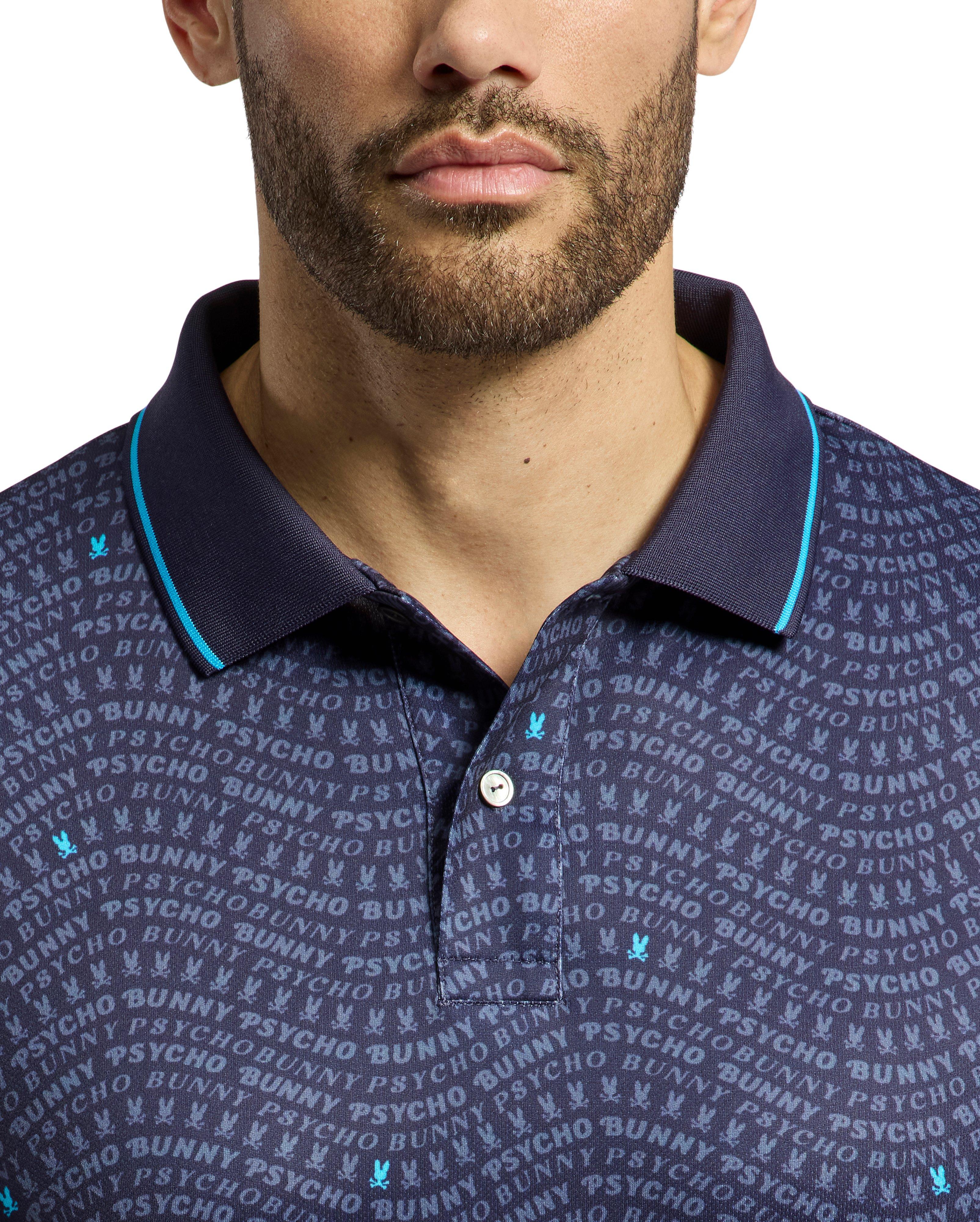 Men's Winston All Over Print Short Sleeve Polo