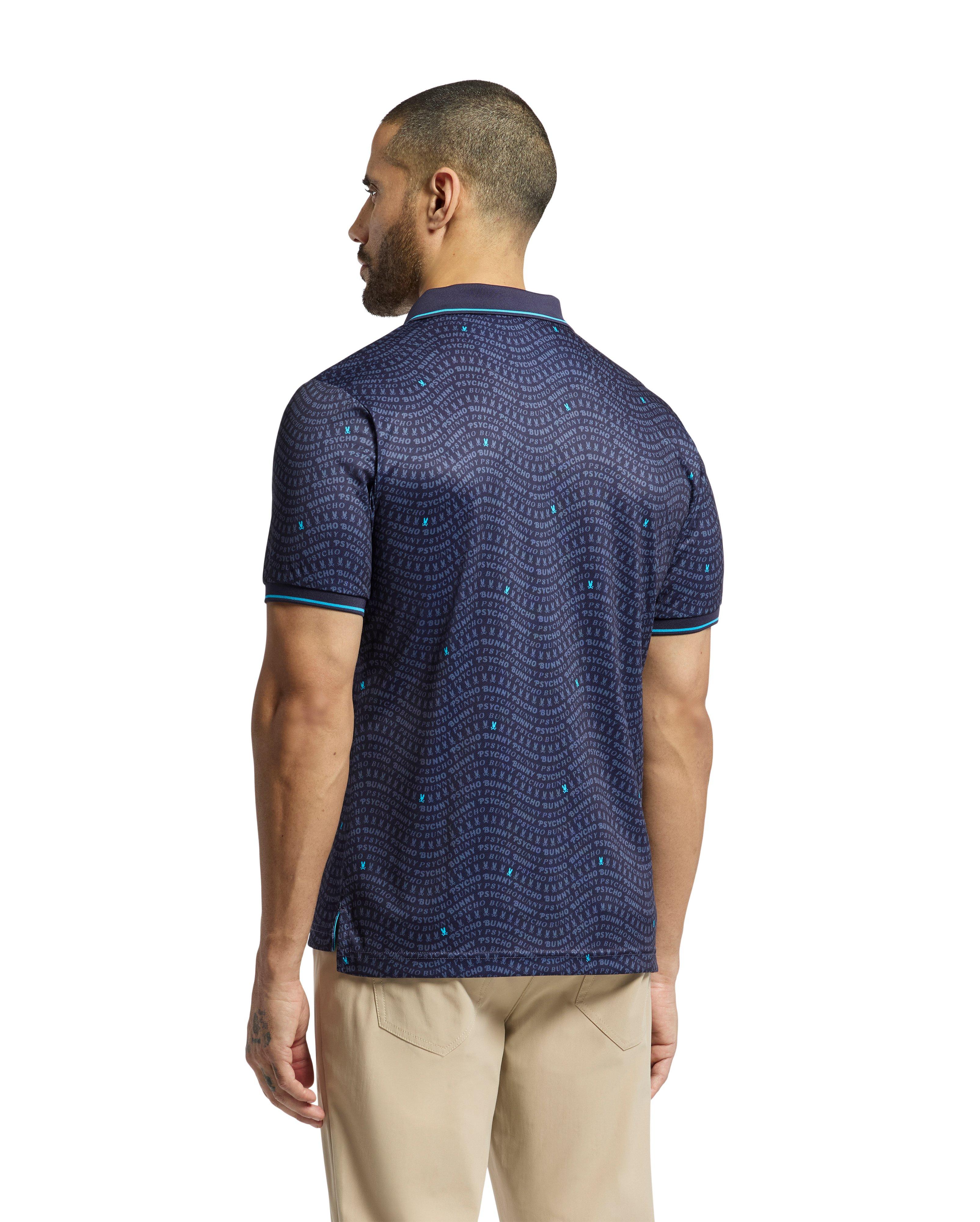 Men's Winston All Over Print Short Sleeve Polo