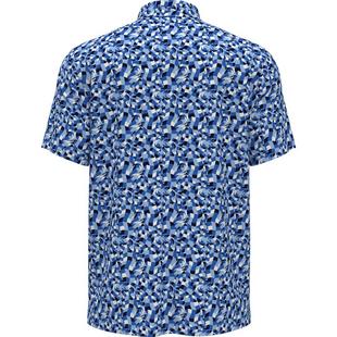 Men's Underwater Mosaic Geo Short Sleeve Polo ORIGINAL PENGUIN GOLF