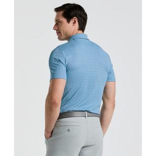 Men's Pete's Bowtie Micro Print Short Sleeve Polo ORIGINAL PENGUIN GOLF