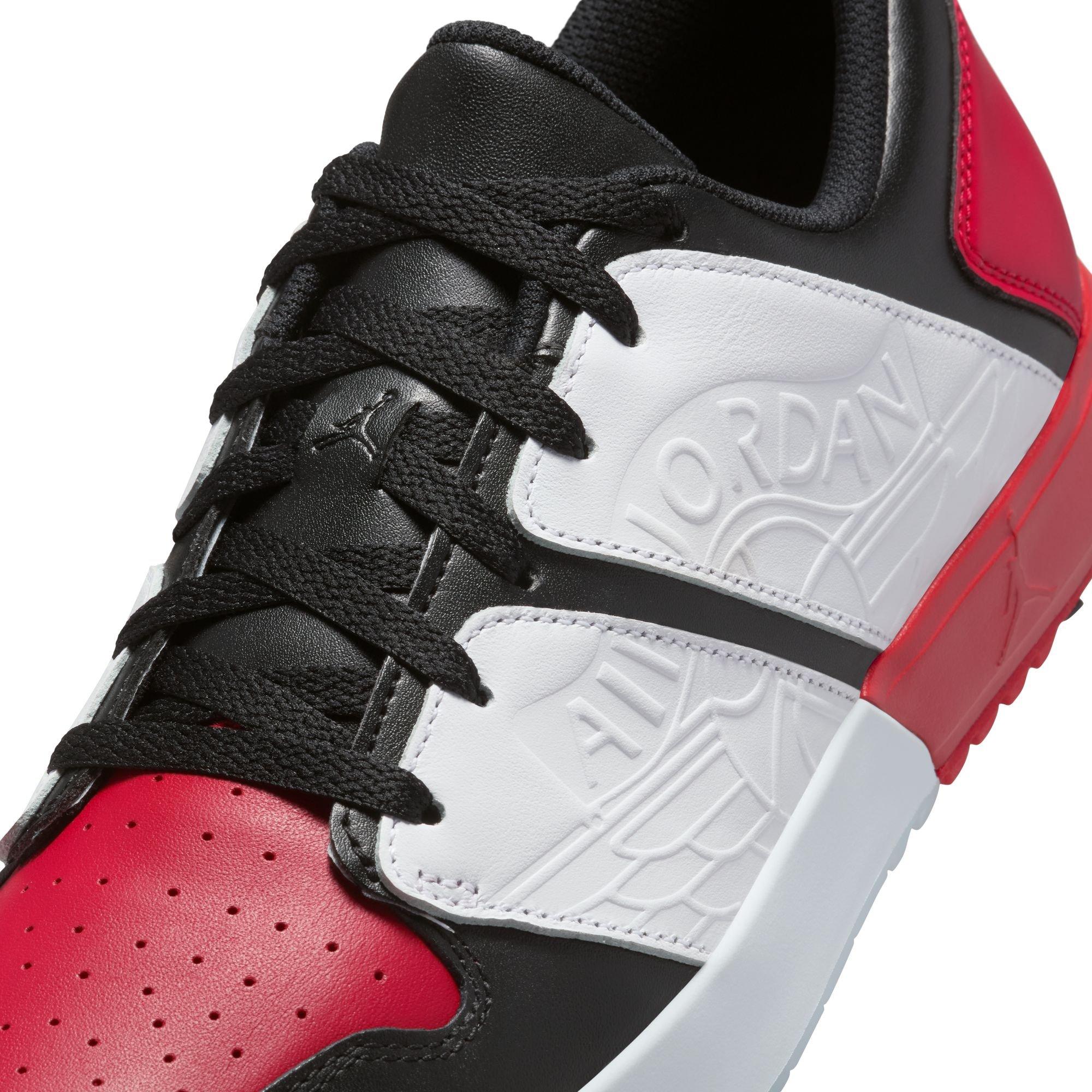 Jordan NU Retro Low G Spiked Golf Shoe - Black/White/Red