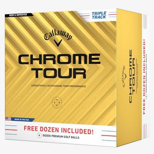 Prior Generation - 3+1 Bricks - Chrome Tour Triple Track Golf Balls CALLAWAY