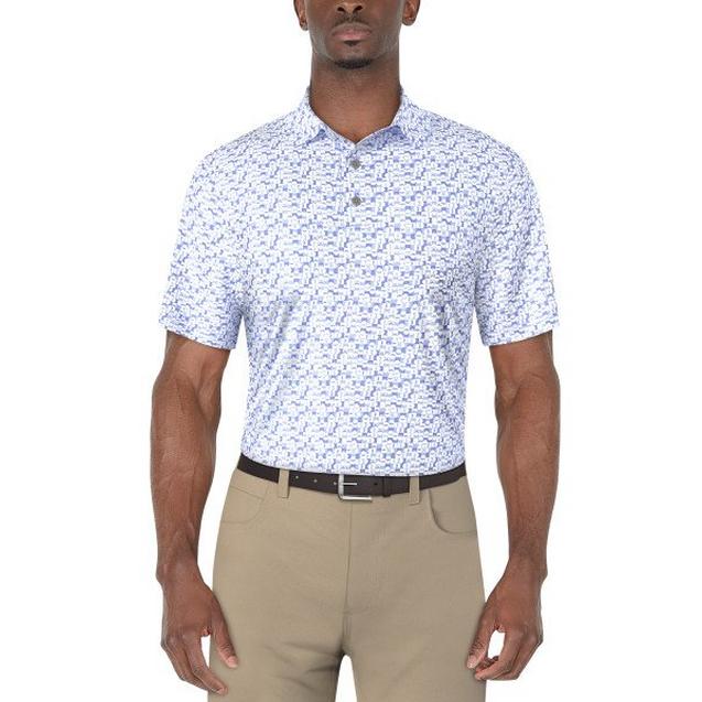 Men's Golf Ball Geo Short Sleeve Polo | PGA TOUR | Shirts & Polos