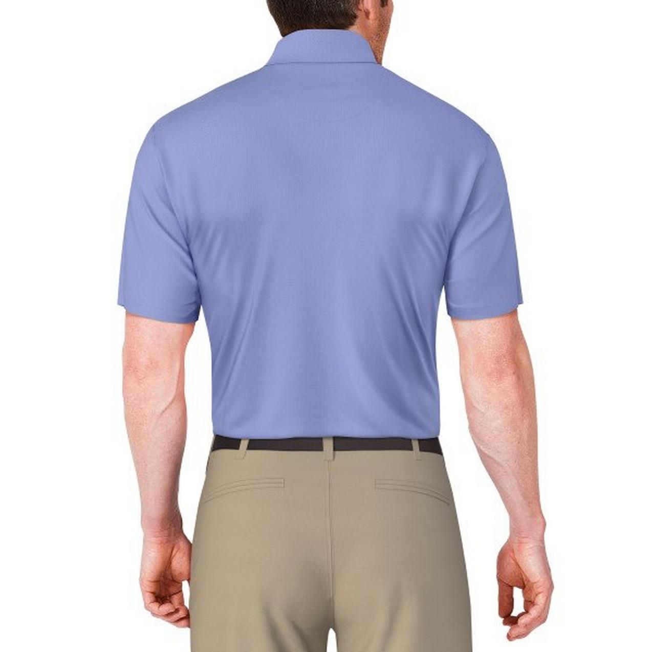 Men's Chest Stripe Printed Short Sleeve Polo