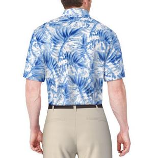 Men's Tropical Leaf Print Short Sleeve Polo PGA TOUR