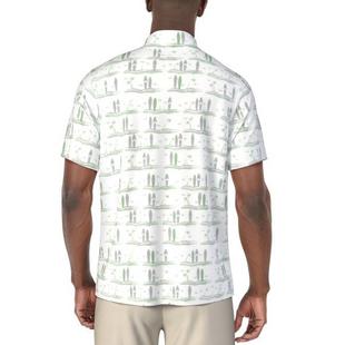 Men's Surfboard Conversational Printed Short Sleeve Polo PGA TOUR