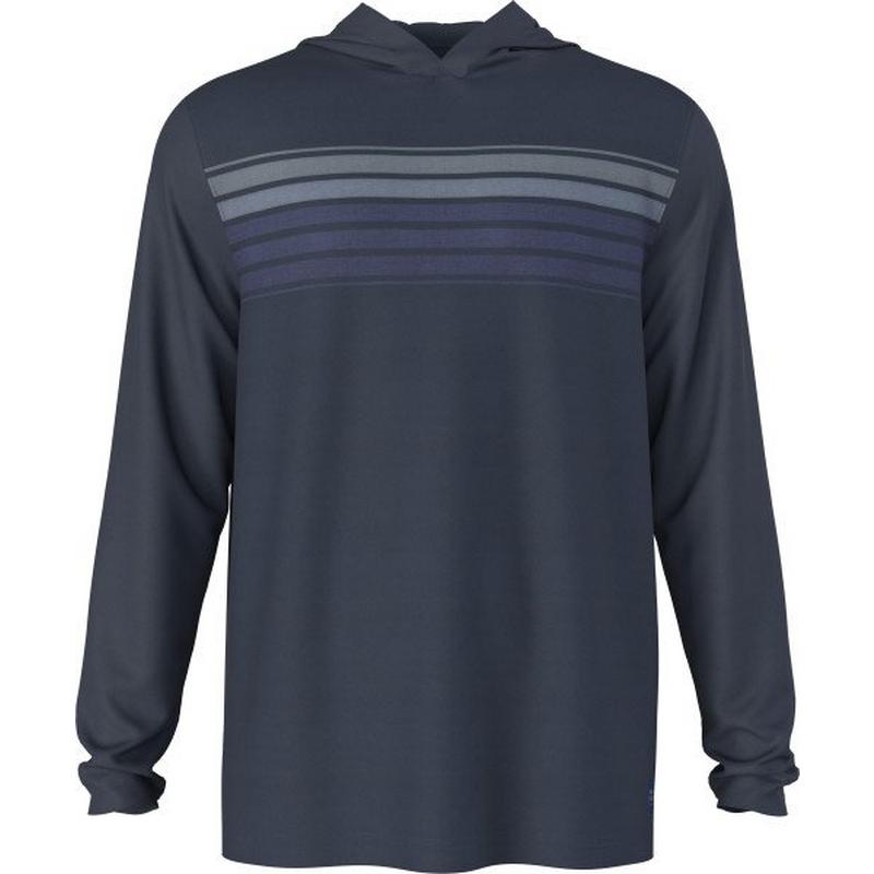 Men's Chest Stripe Printed Hoodie