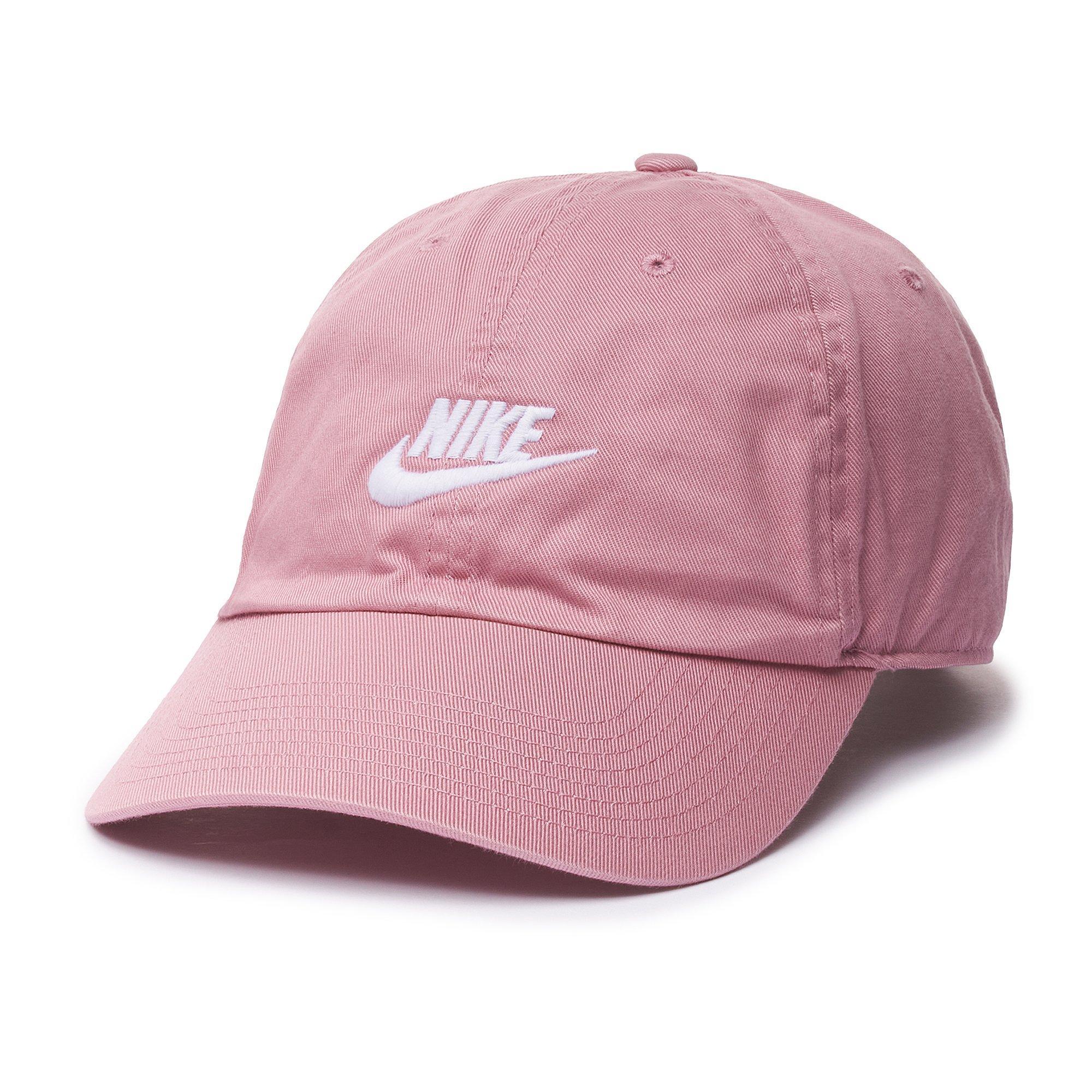 Nike | Unisex Club Unstructured Futura Wash Cap, Elemental Pink/White, Size Medium/Large