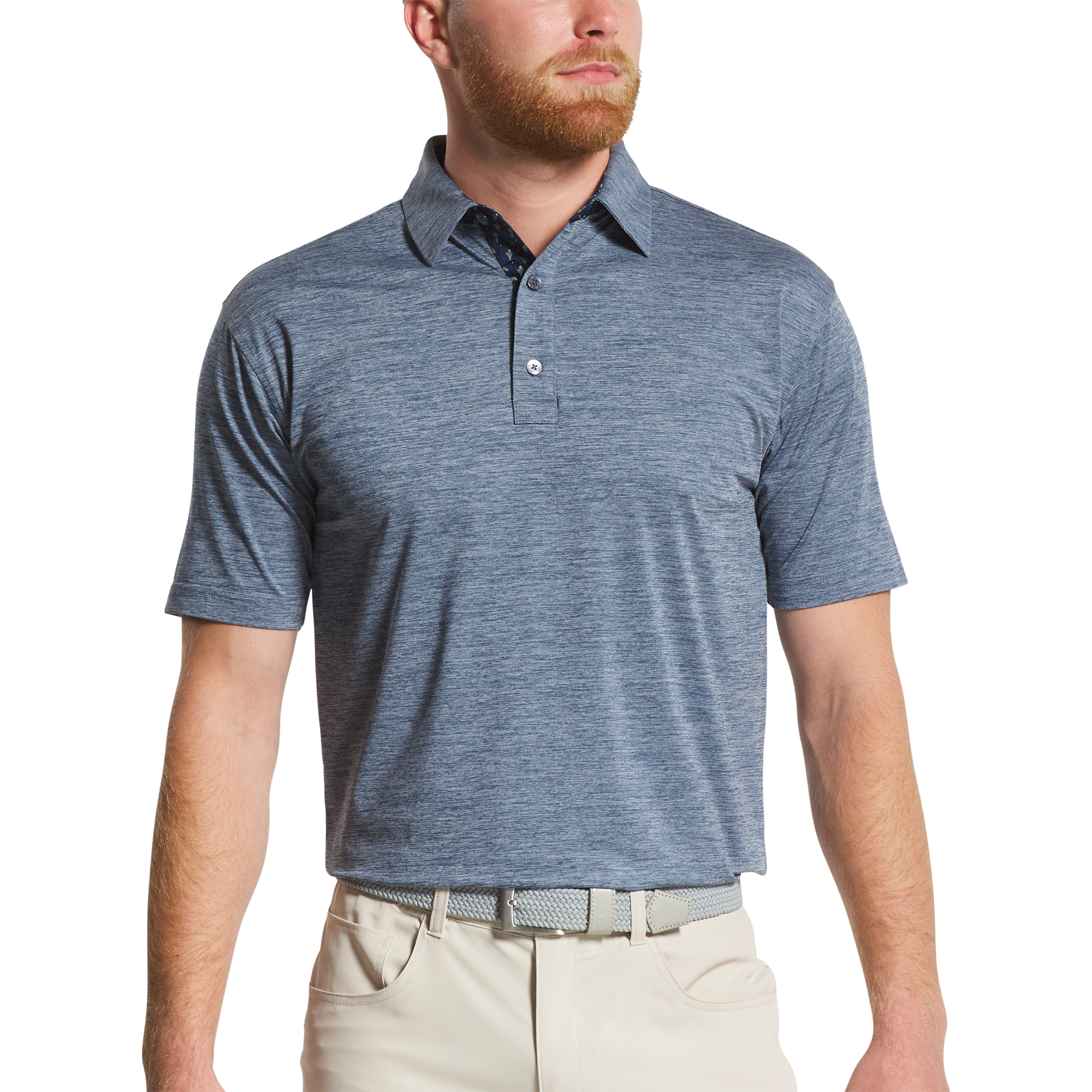 Men's Heather Lisle Short Sleeve Polo