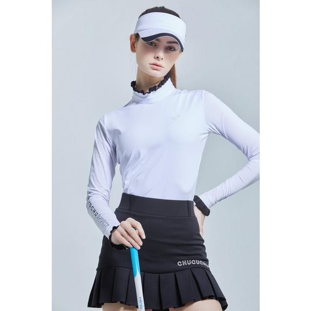 Women's Frill Long Sleeve Top CHUCUCHU