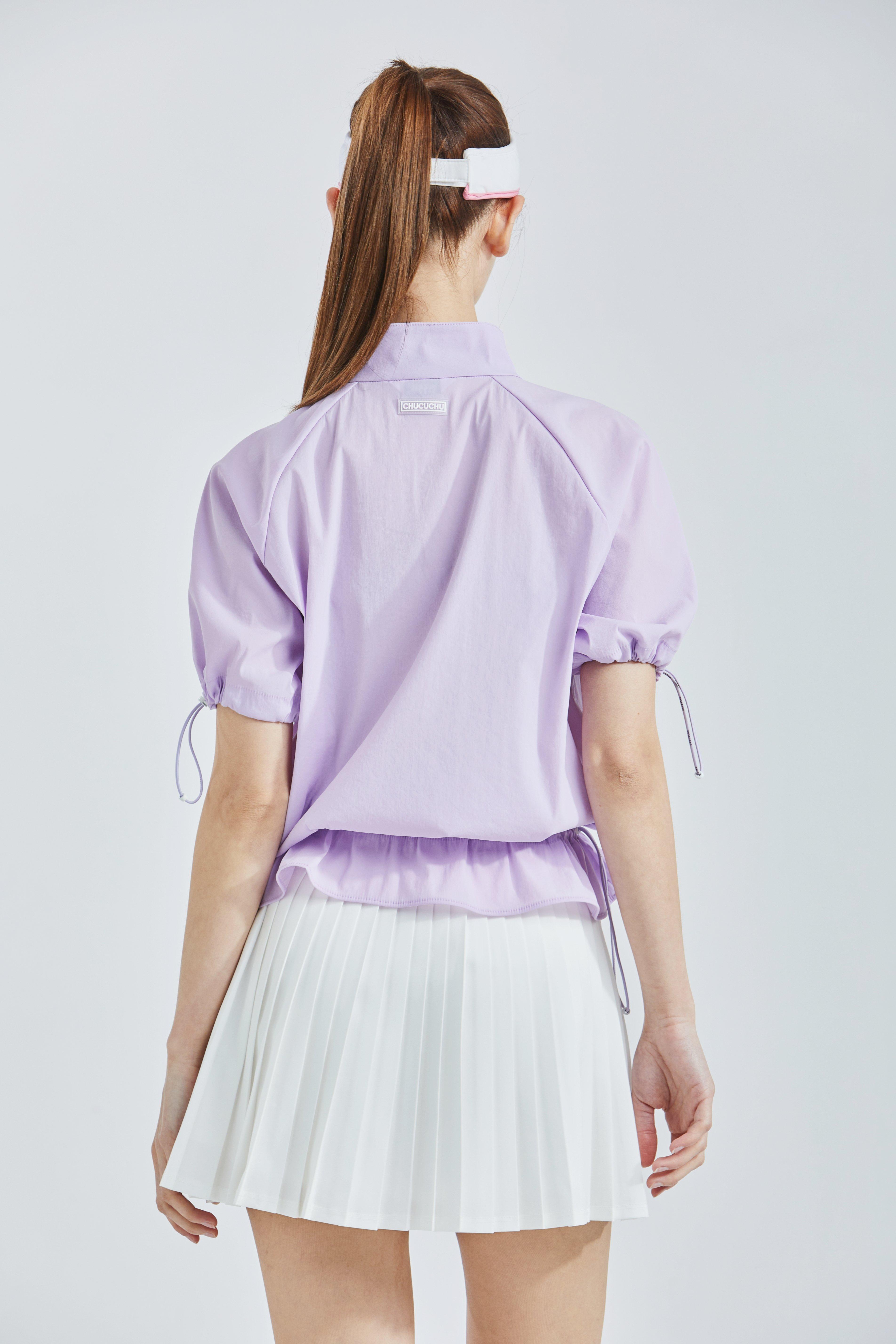 Women's 1/4 Zip Wind Short Sleeve Shirt