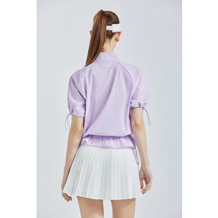 Women's 1/4 Zip Wind Short Sleeve Shirt CHUCUCHU