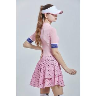 Women's Knit Short Sleeve Polo CHUCUCHU